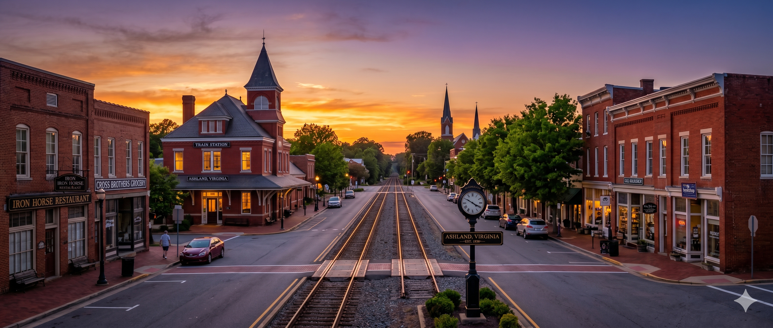 ashland-va-historic-train-station-and-downtown-railroad-avenue-sunset-banner.png