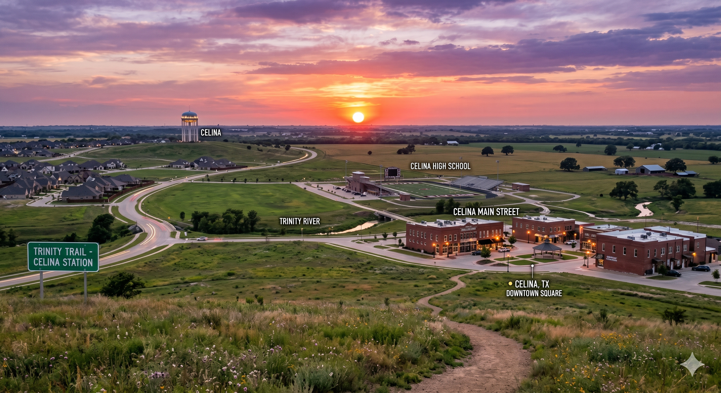 celina-tx-sunset-rolling-hills-downtown-station.png