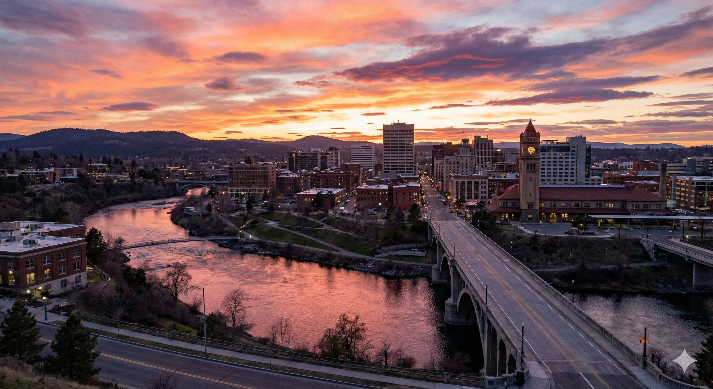 spokane-washington-sunset-cityscape-monroe-street-bridge-riverfront-park-clock-tower.jpg
