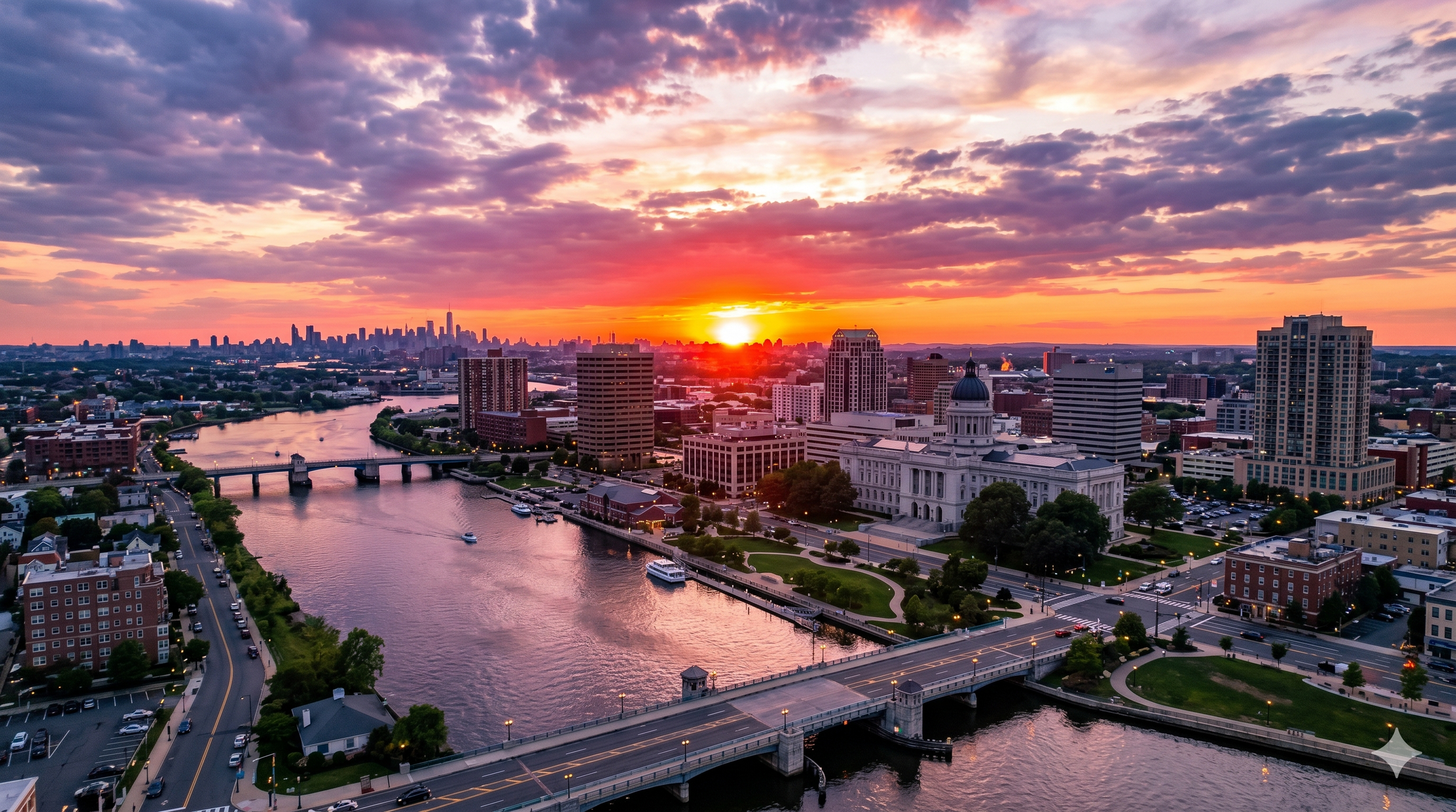 sunset city scape of hacken sack, NJ.png