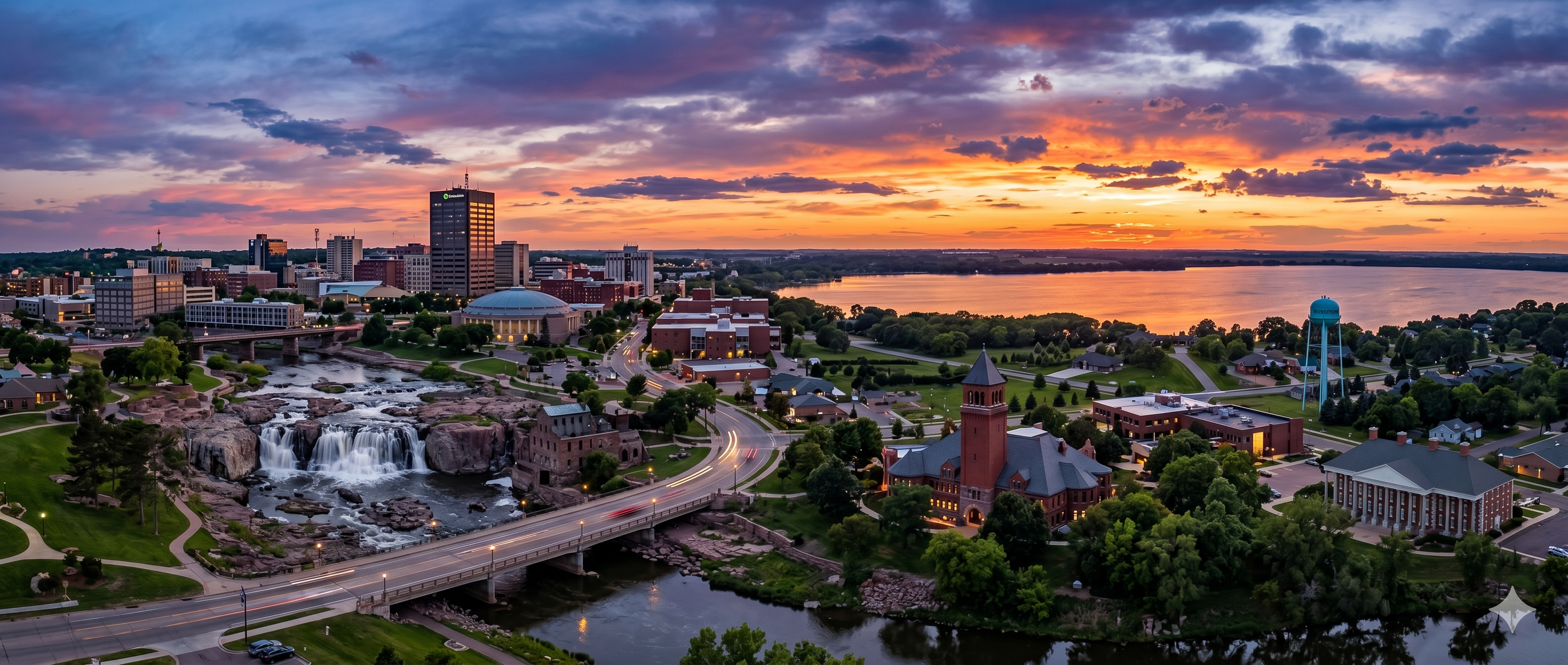sioux-falls-and-watertown-sd-sunset-cityscape-banner-featuring-falls-park-and-lake-kampeska.png