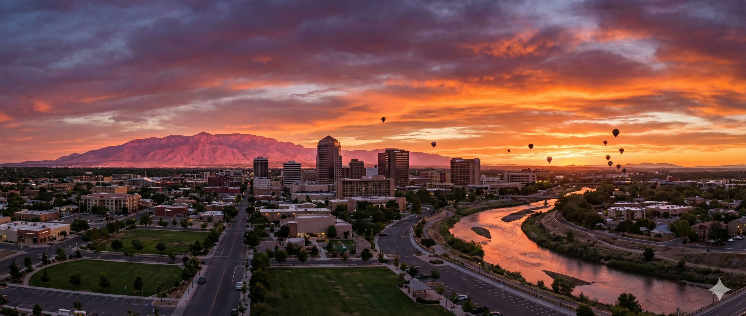 albuquerque-nm-sunset-cityscape-rio-grande-sandia-mountains-hot-air-balloons.jpg