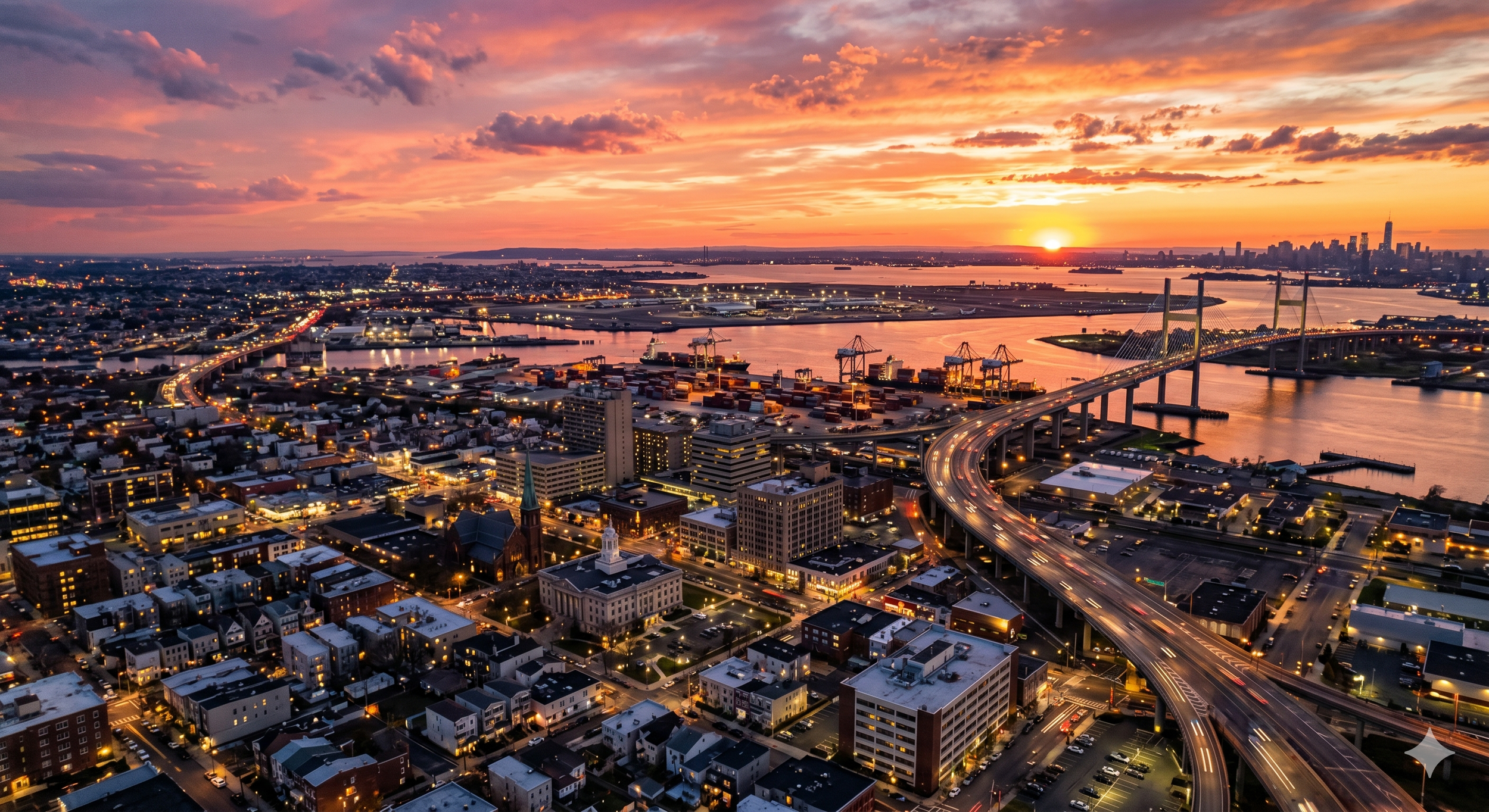 sunset cityscape of Elizabeth NJ.png