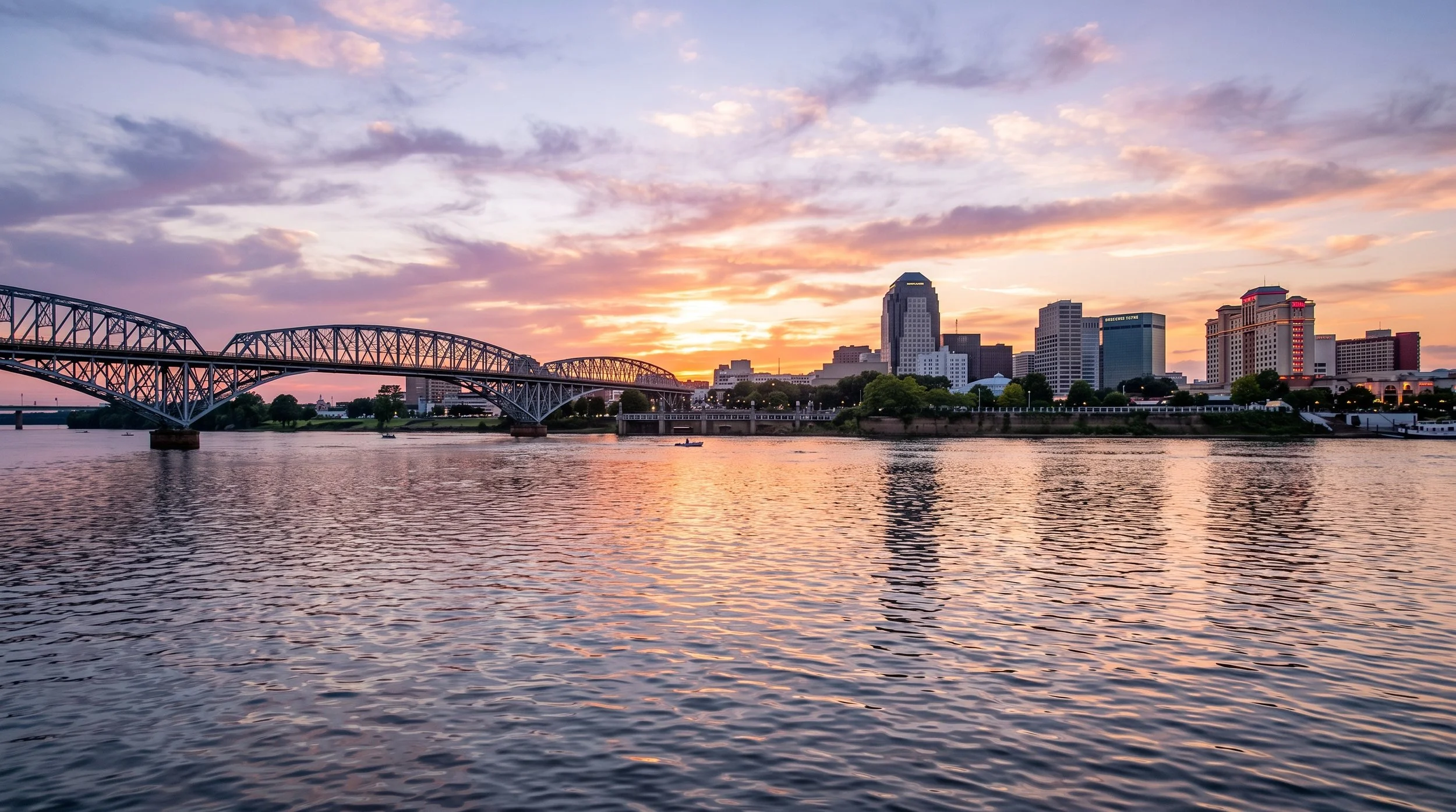 Schreveport, LA, Sunset, city scape.jpg