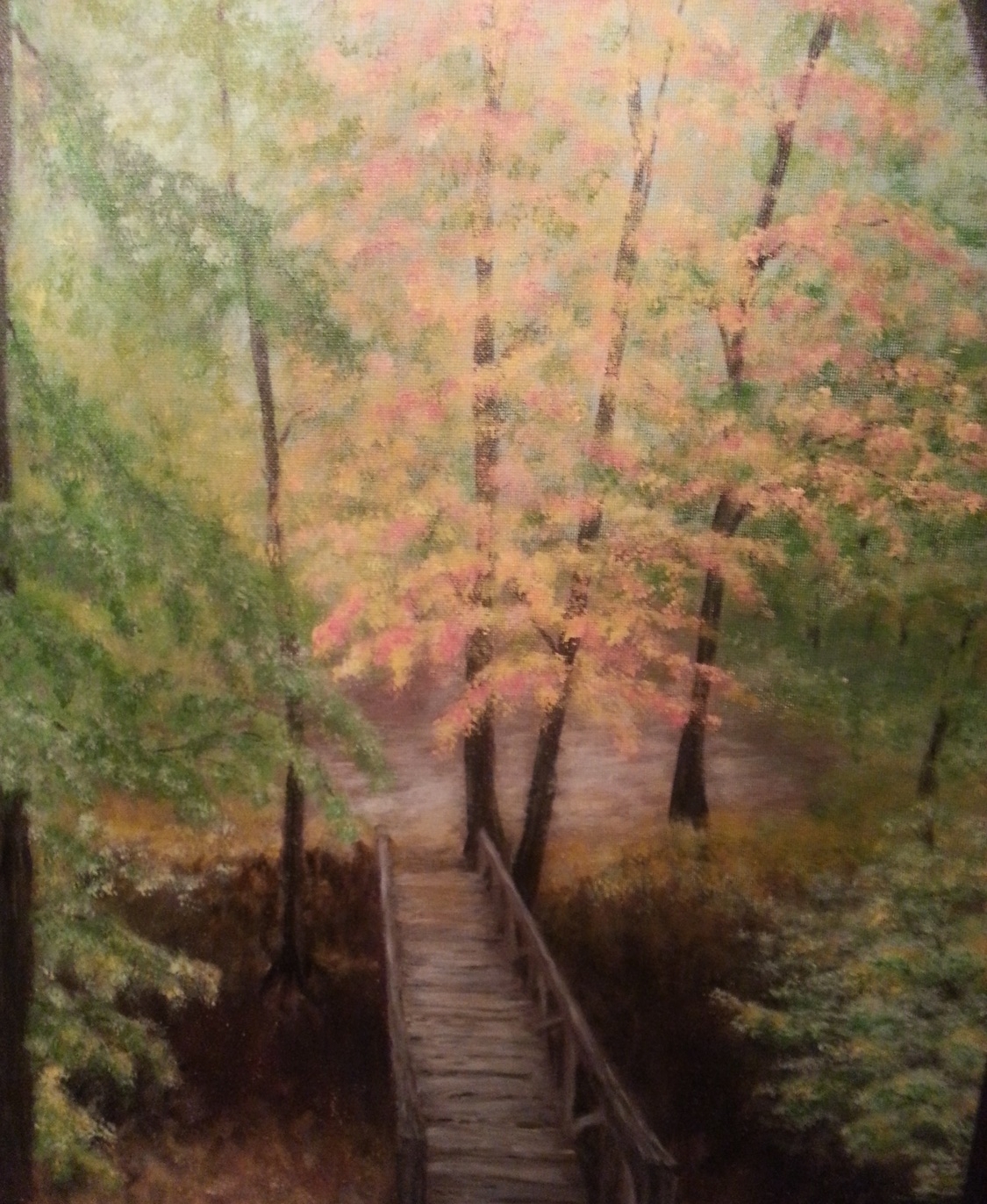 A hike in the woods