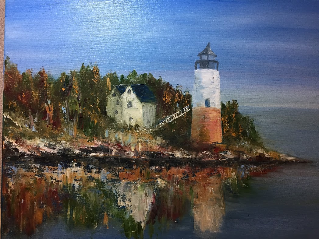 Maine Light House Oil (knife)