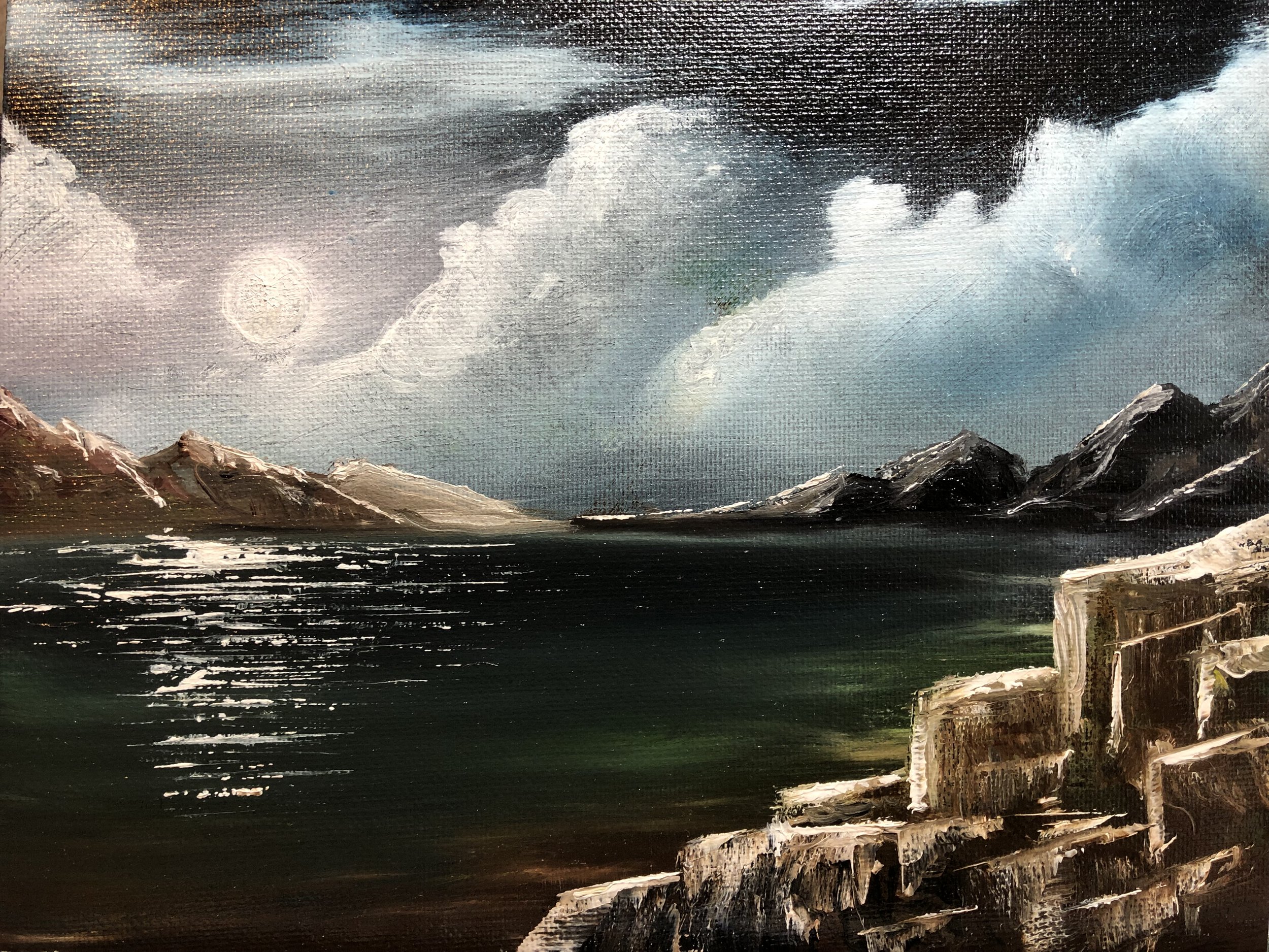 Midnight Dreaming - Oil