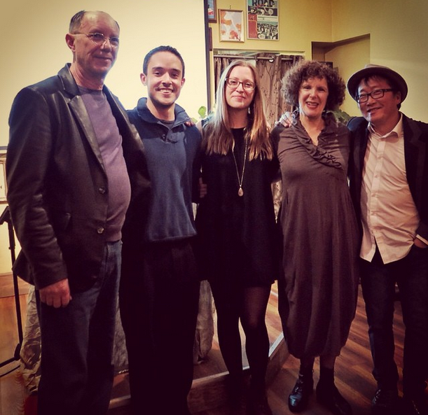 Morton Ritts, Justin Lauzon, Christine Ottoni, Jill Solnicki, Sang Kim at Writes of Passage October 2014.