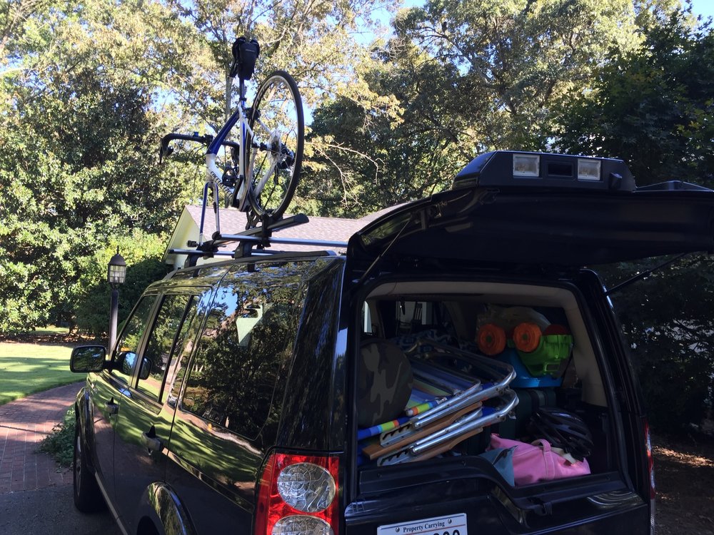  Loaded up for the trip to Kiawah 