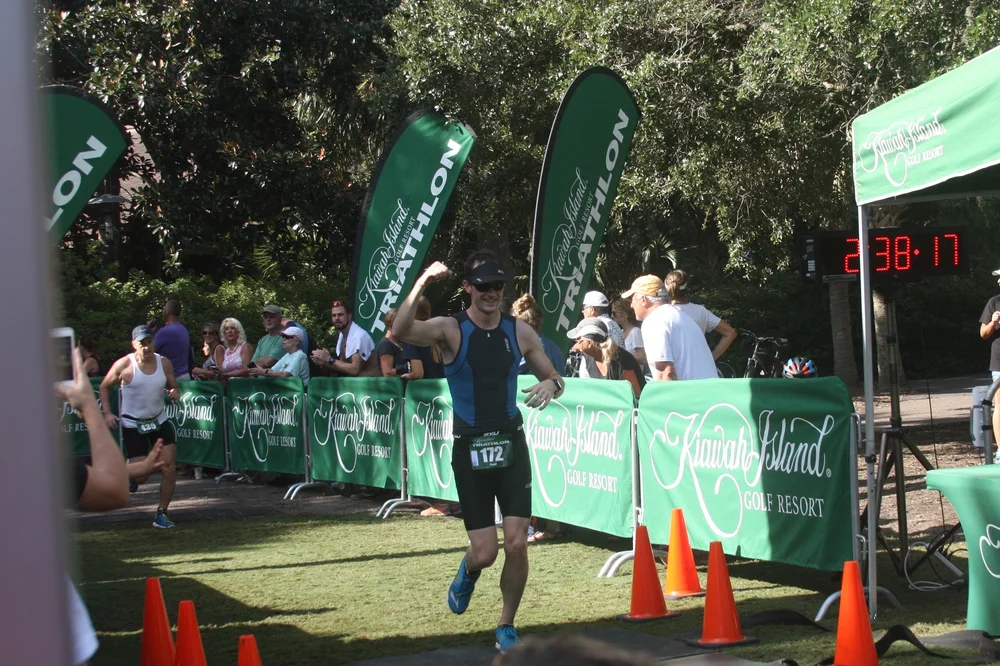  Across the finish line! 