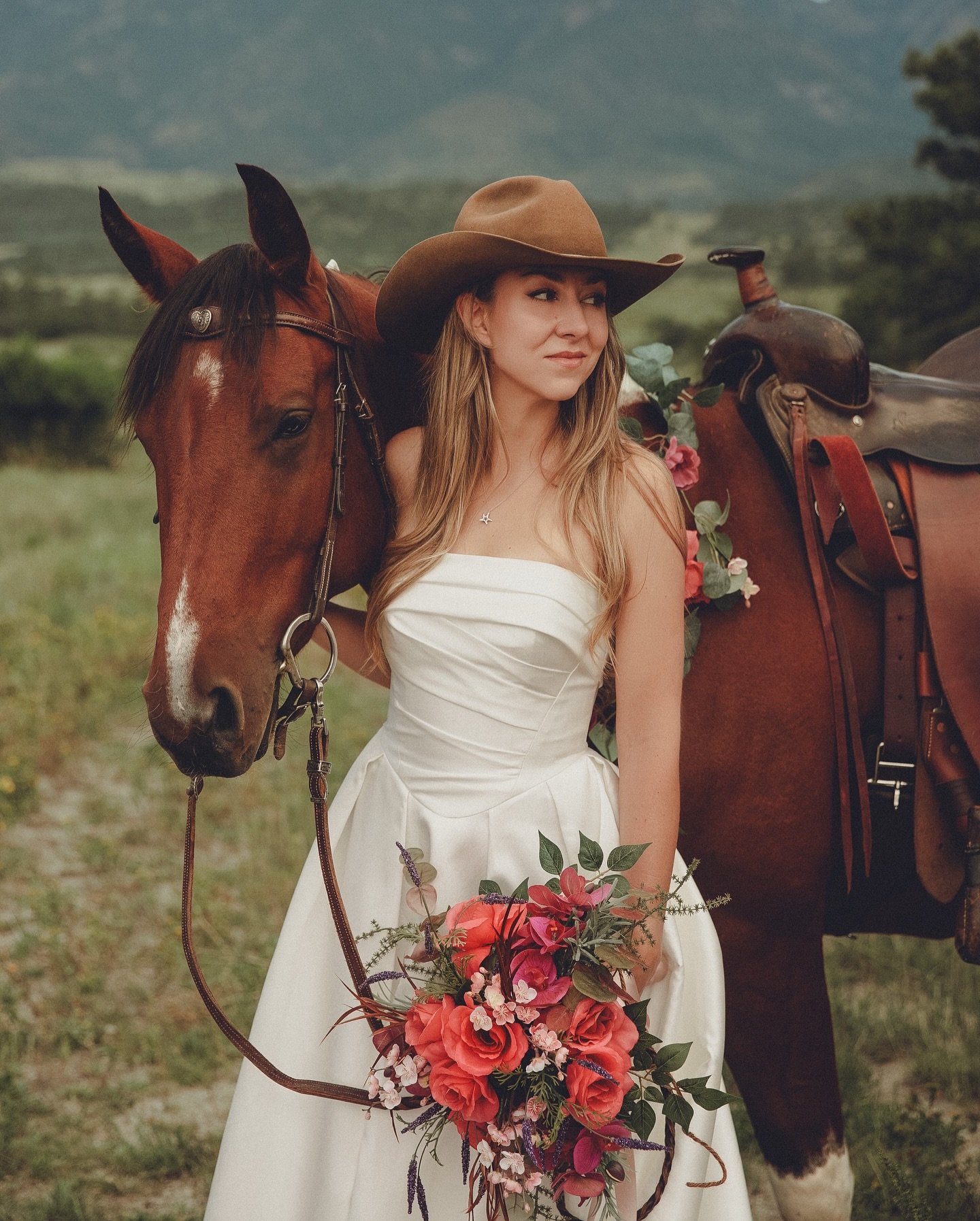 Horses, doggos, &amp; love.  Not too often do I get to incorporate horses but oh boy was it worth the 3am wake up call 🐎 💍