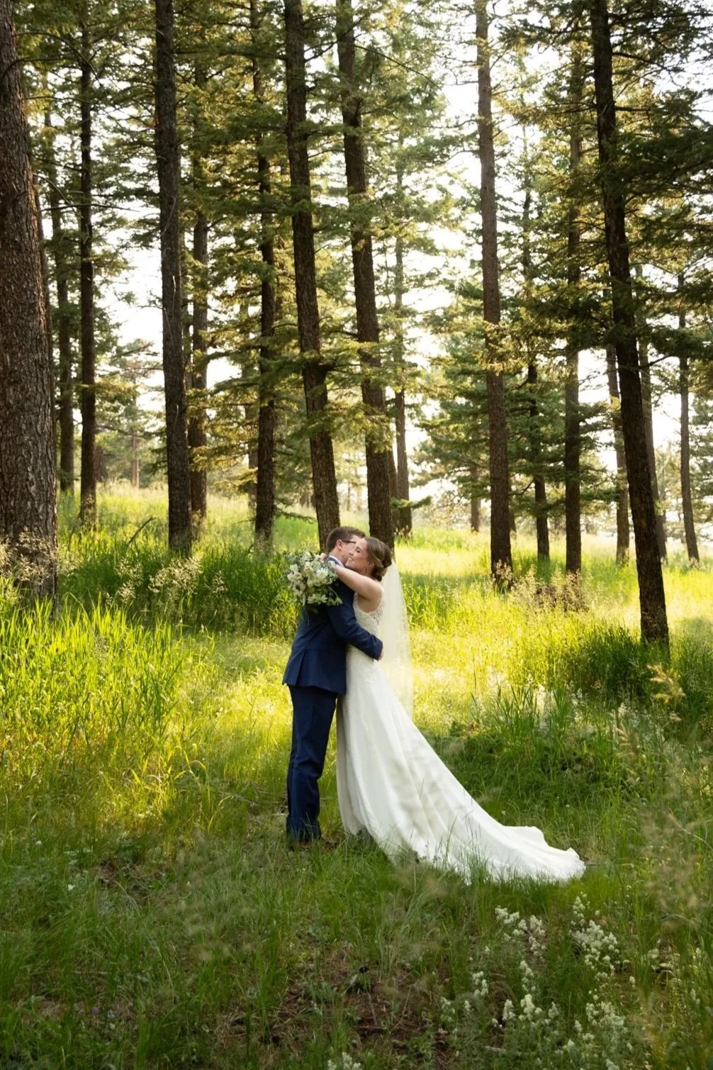 Photo by Colorado elopement photographer in Evergreen Colorado