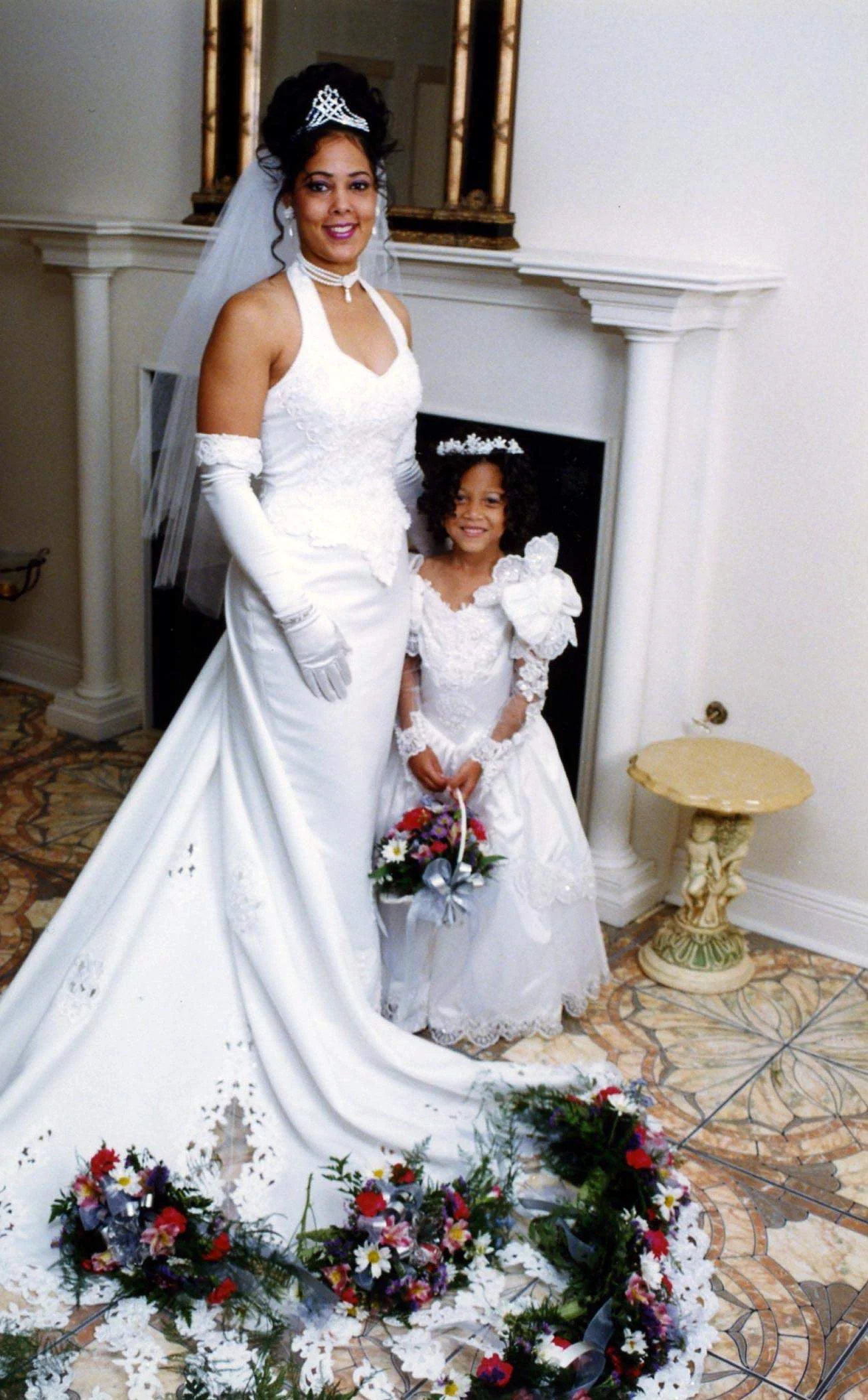 Kim & Flower Girl