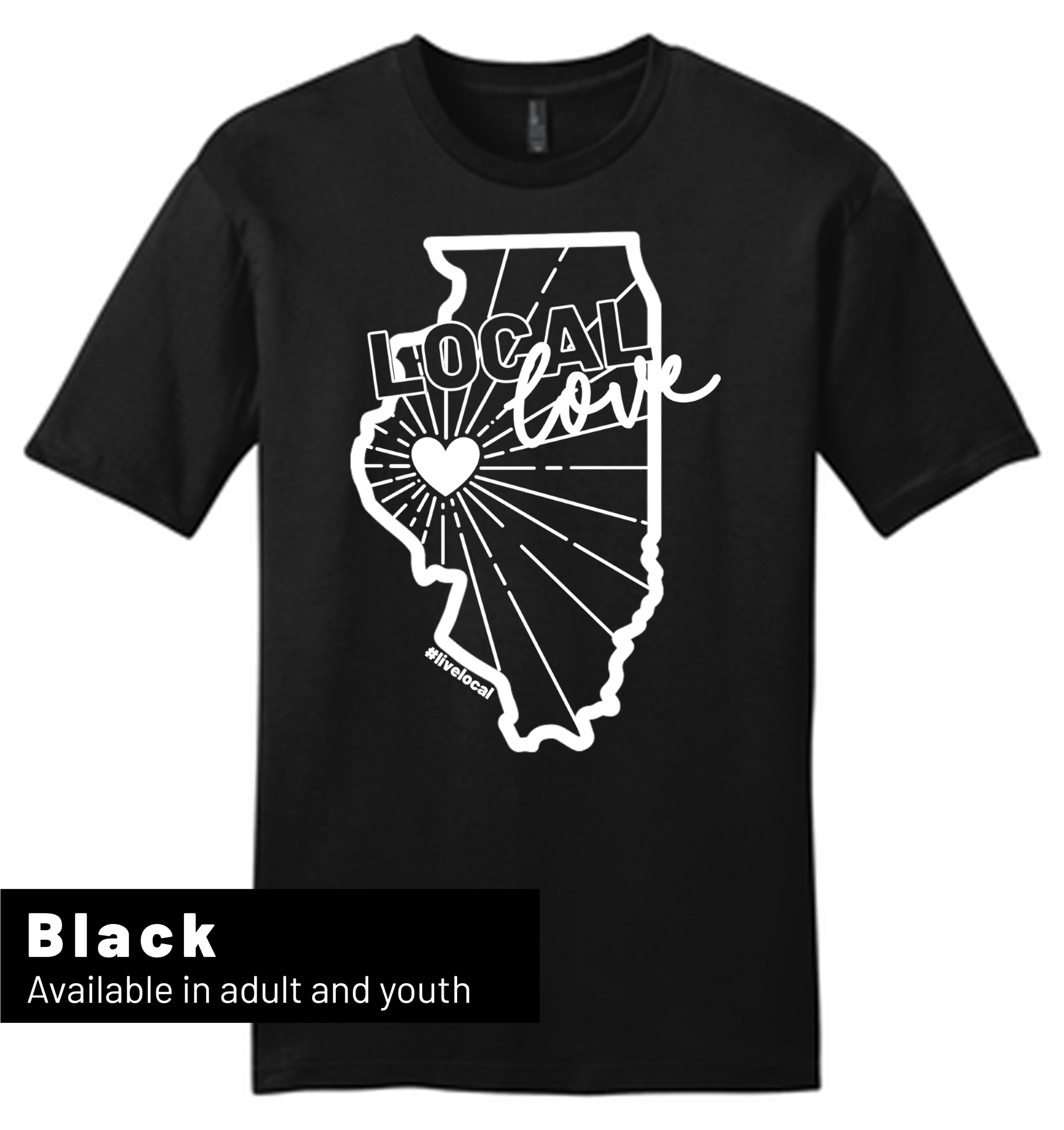 Black Live Local Shirt.png