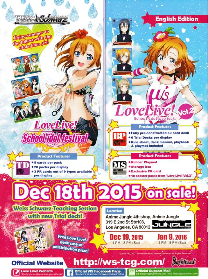 Bushiroad Love Live! event/Anime Jungle Fourth Store Opening Party