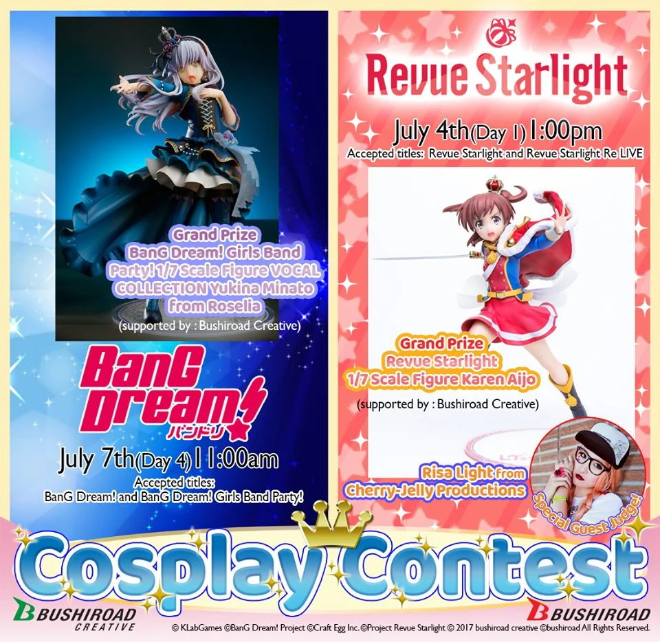 Cosplay Contest Judge for Bushiroad Booth at Anime Expo 2019