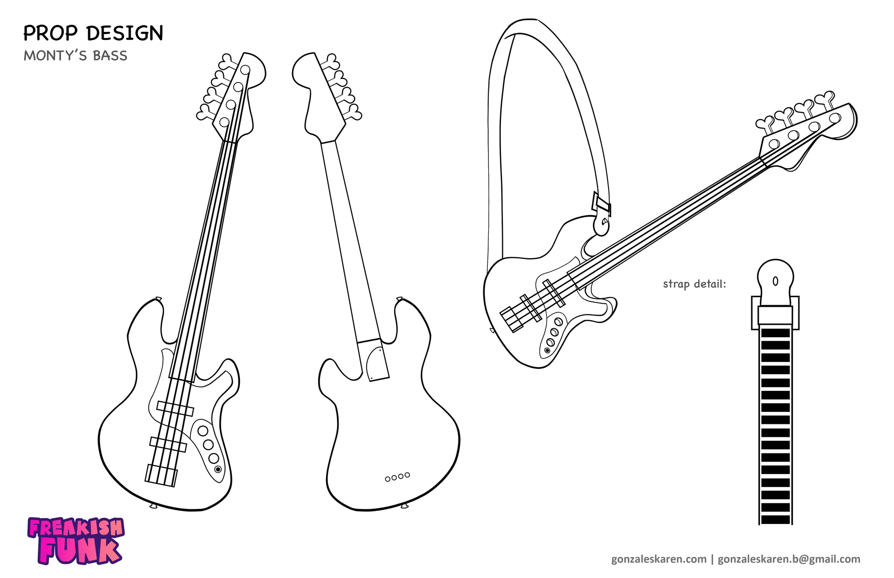  Prop design for Freakish Funk - Personal. 