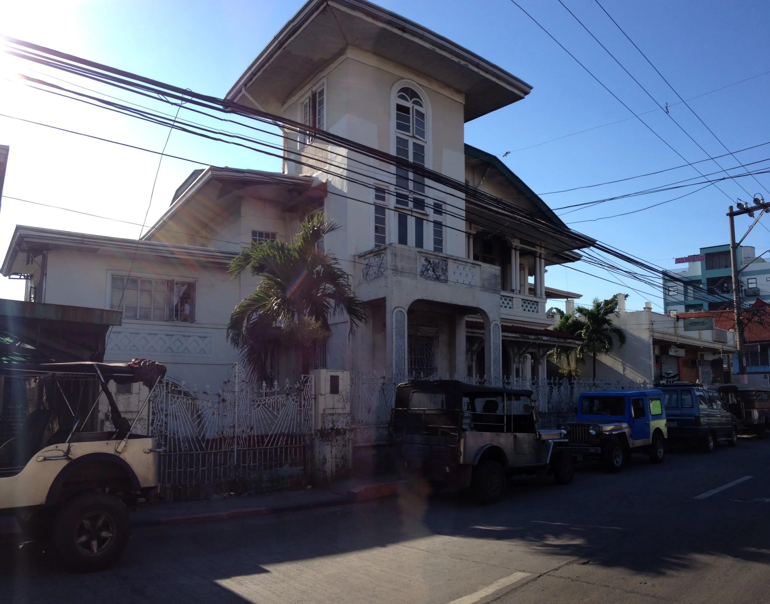 Heritage homes like this one are found along General Luna street. Most appear to be abandoned. The caretaker here said there are no rooms for rent here. Of course I tried to see if I could stay a night! 