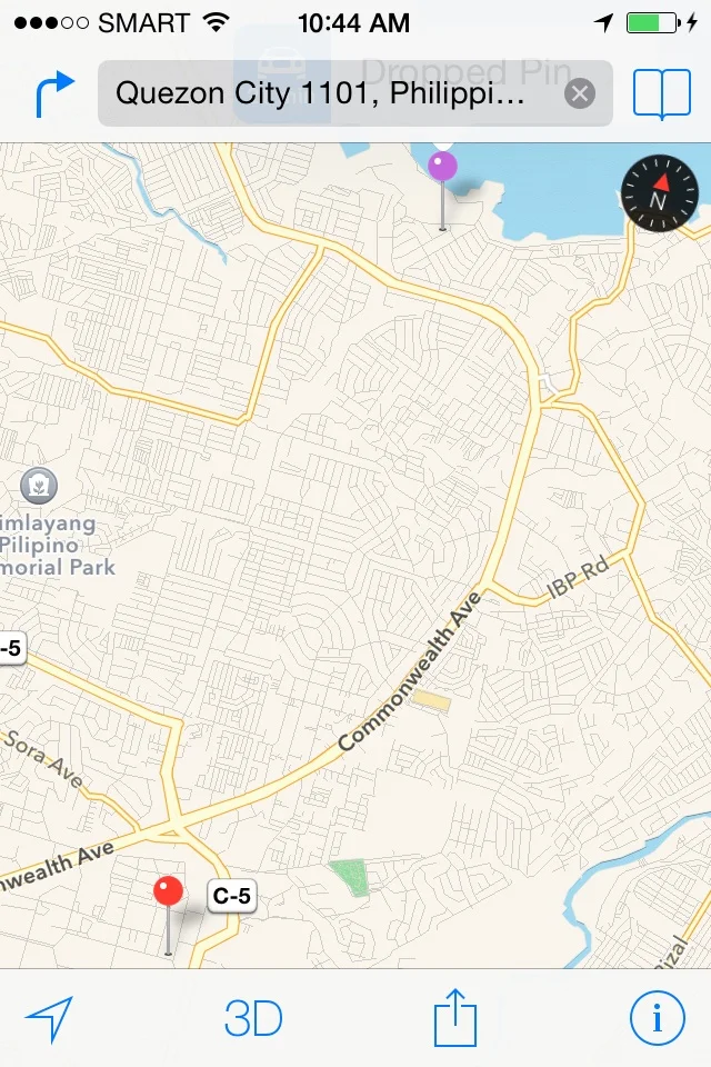 From red to purple, more than an hour to navigate