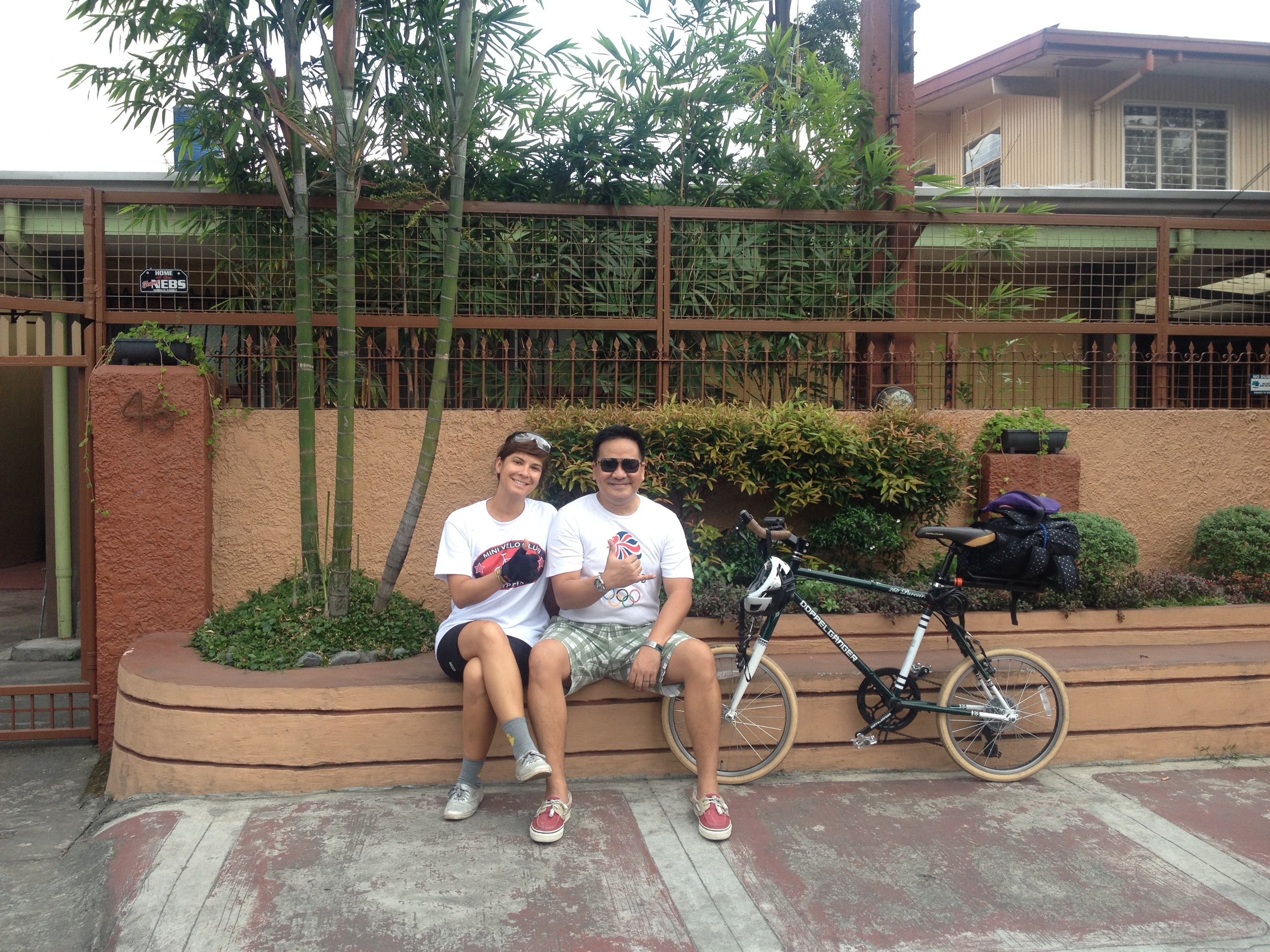 I stayed two nights in QC at my family house in Project 3. I wanted the photo with me and my Uncle outside the house where my Lolo used to sit and tell stories. Lolo was a doctor and the house served also as his office. My Uncle recently restored this area in front of the house and welcomes people to hang out and spend time. Imagine if every private home offered a public space like this...streets would automatically be friendly environments for pedestrians. Areas such as Maginhawa especially could benefit from such a design. 