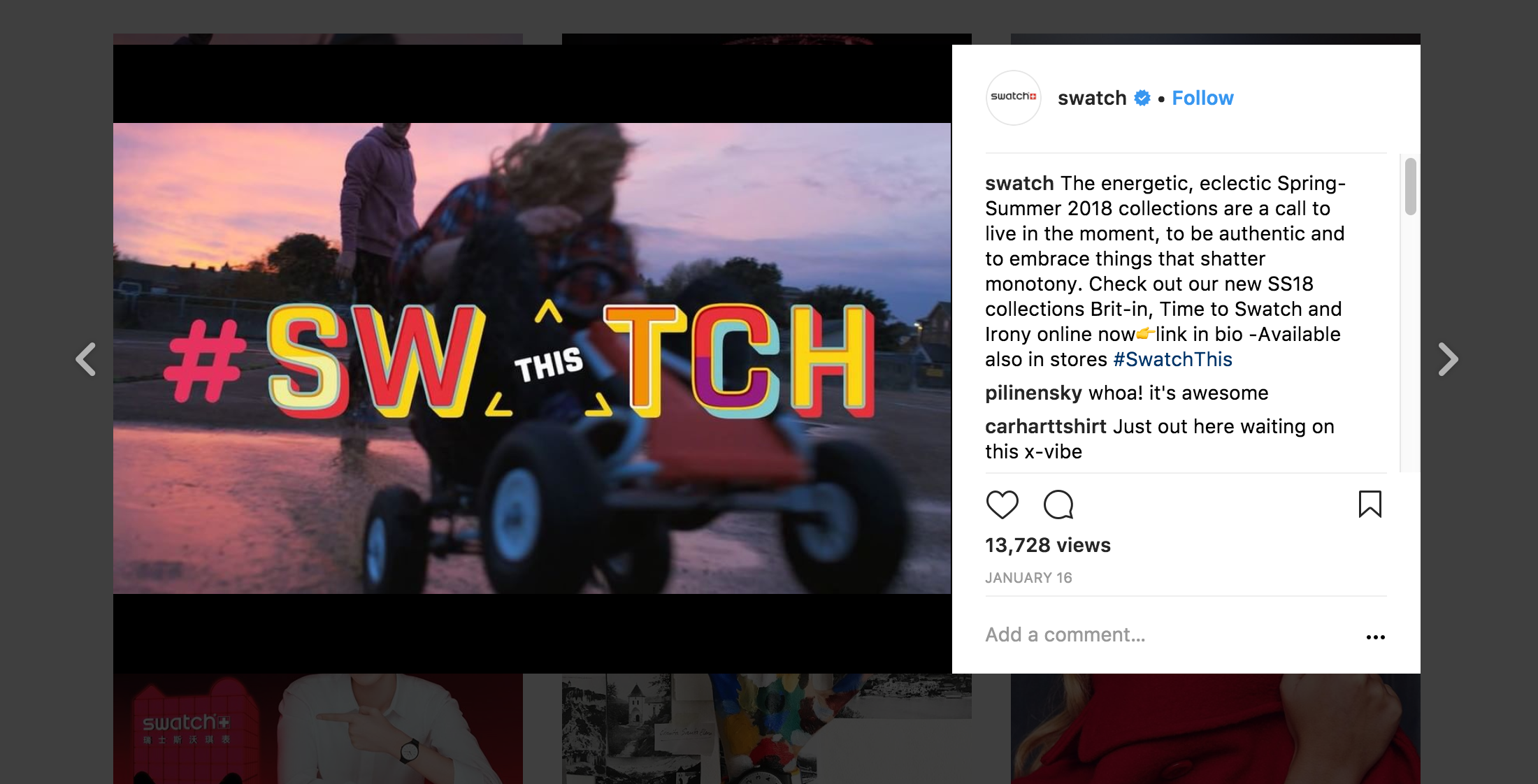 #SwatchThis S/S 2018