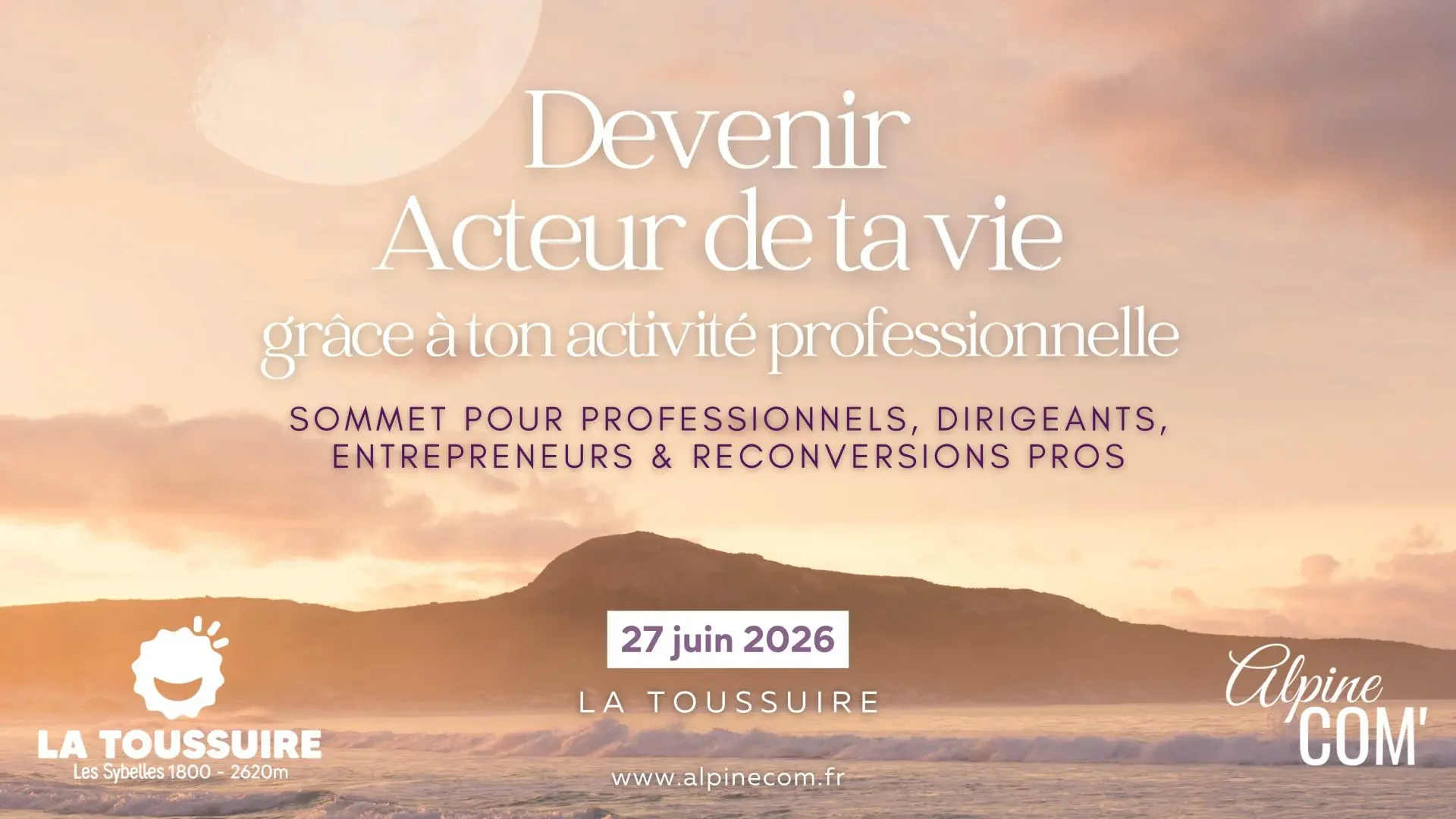 Samedi 27 juin 2026 à La Toussuire