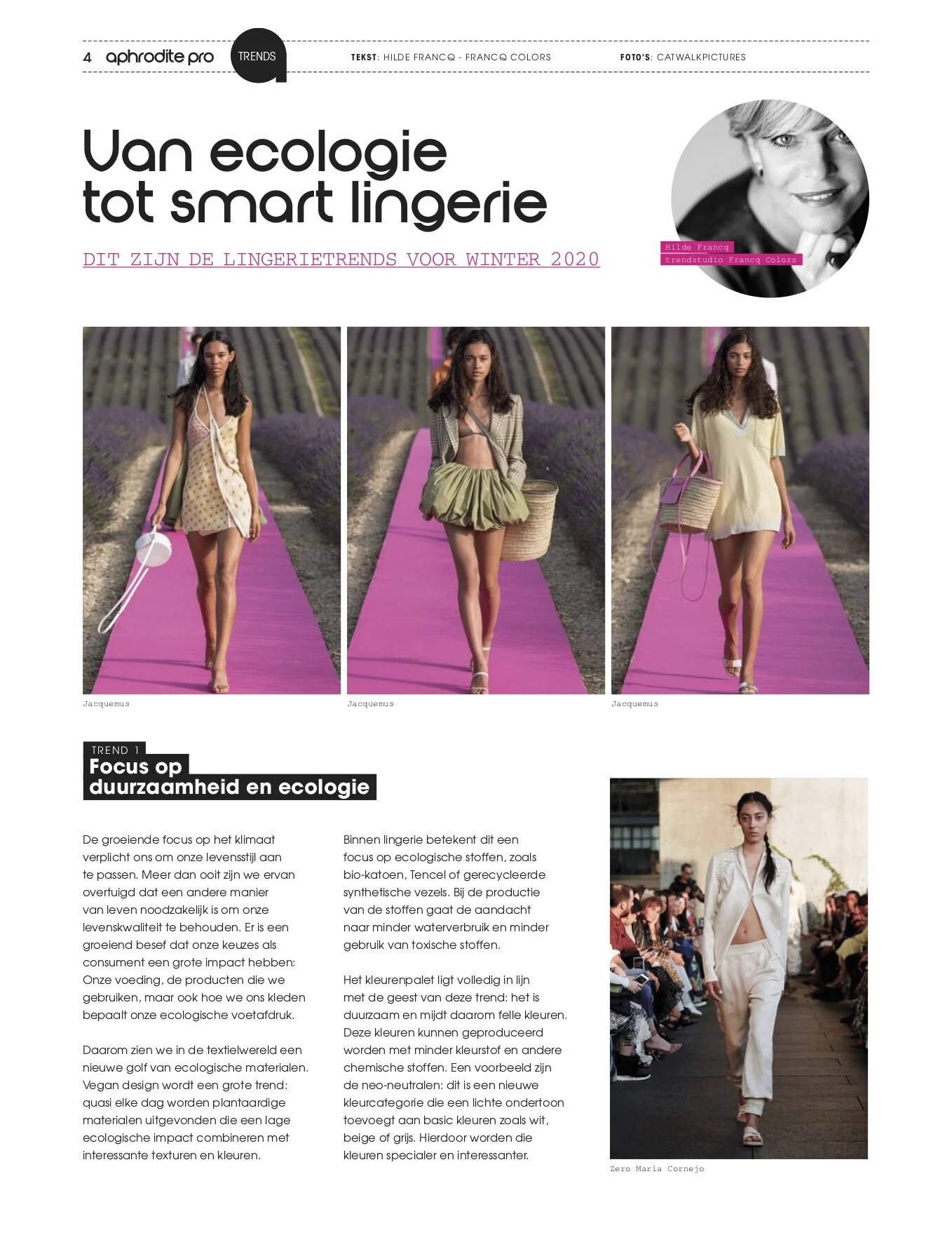 Aphrodite Pro - Van ecologie tot smart lingerie