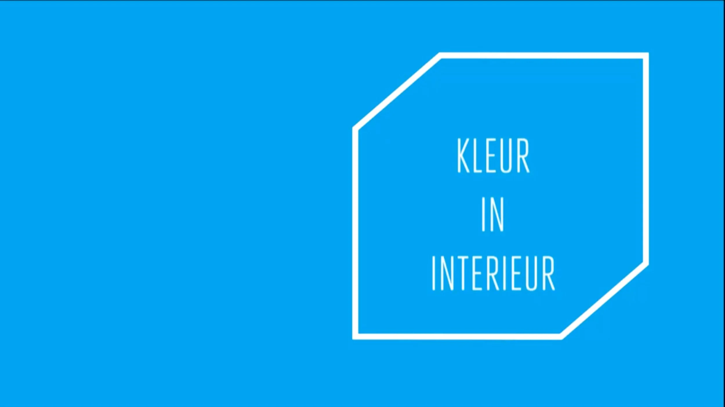 Tendens tv - Kleur in interieur 