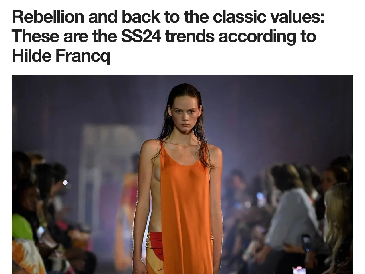 Fashion United - Rebellie en terug naar de klassieke waardes