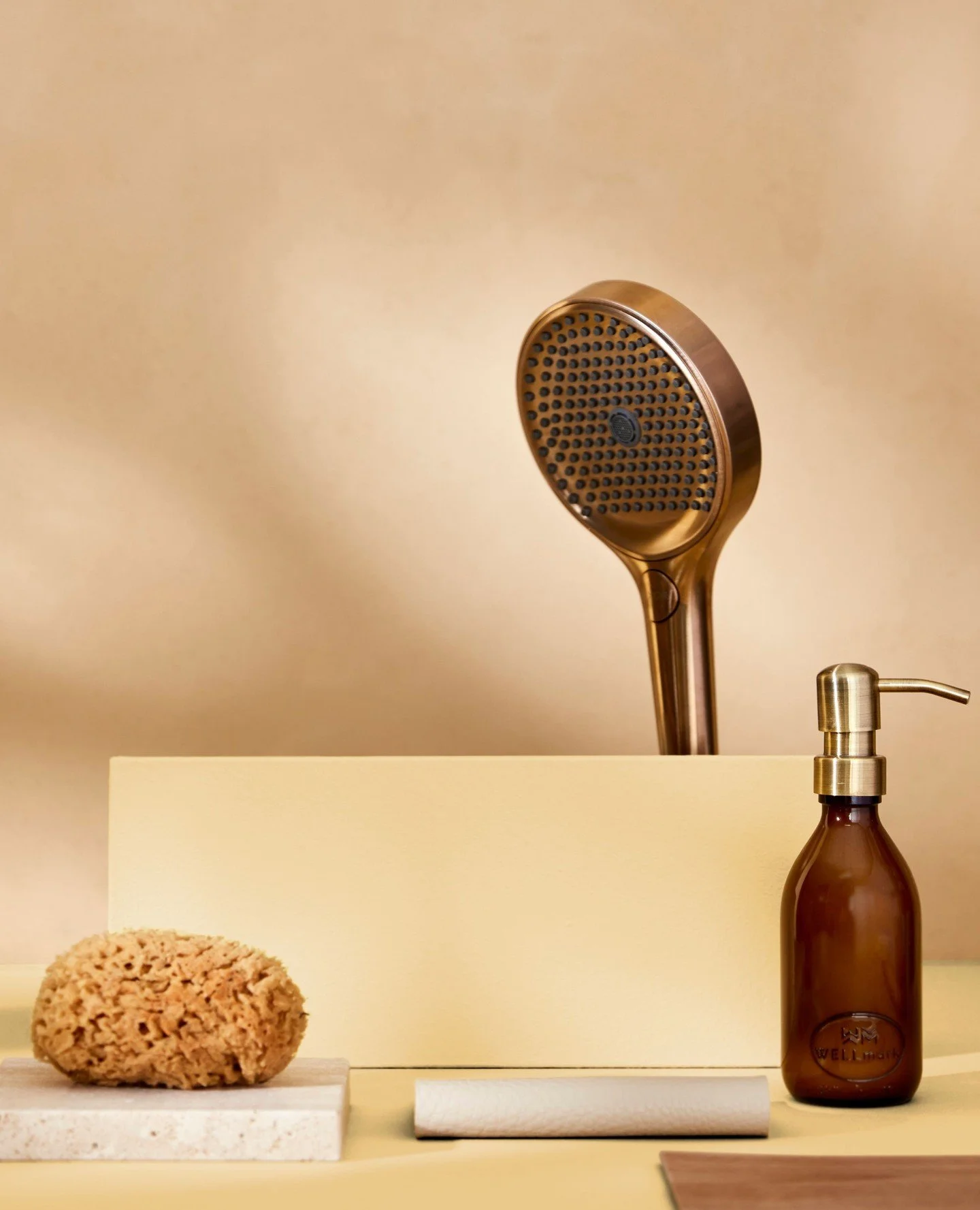 Exploring the harmony of texture, tone, and material. From brushed brass and amber glass to natural stone and raw sponge, each mood board tells a story through contrast and cohesion. A tactile palette that bridges warmth with minimalism, inspired by