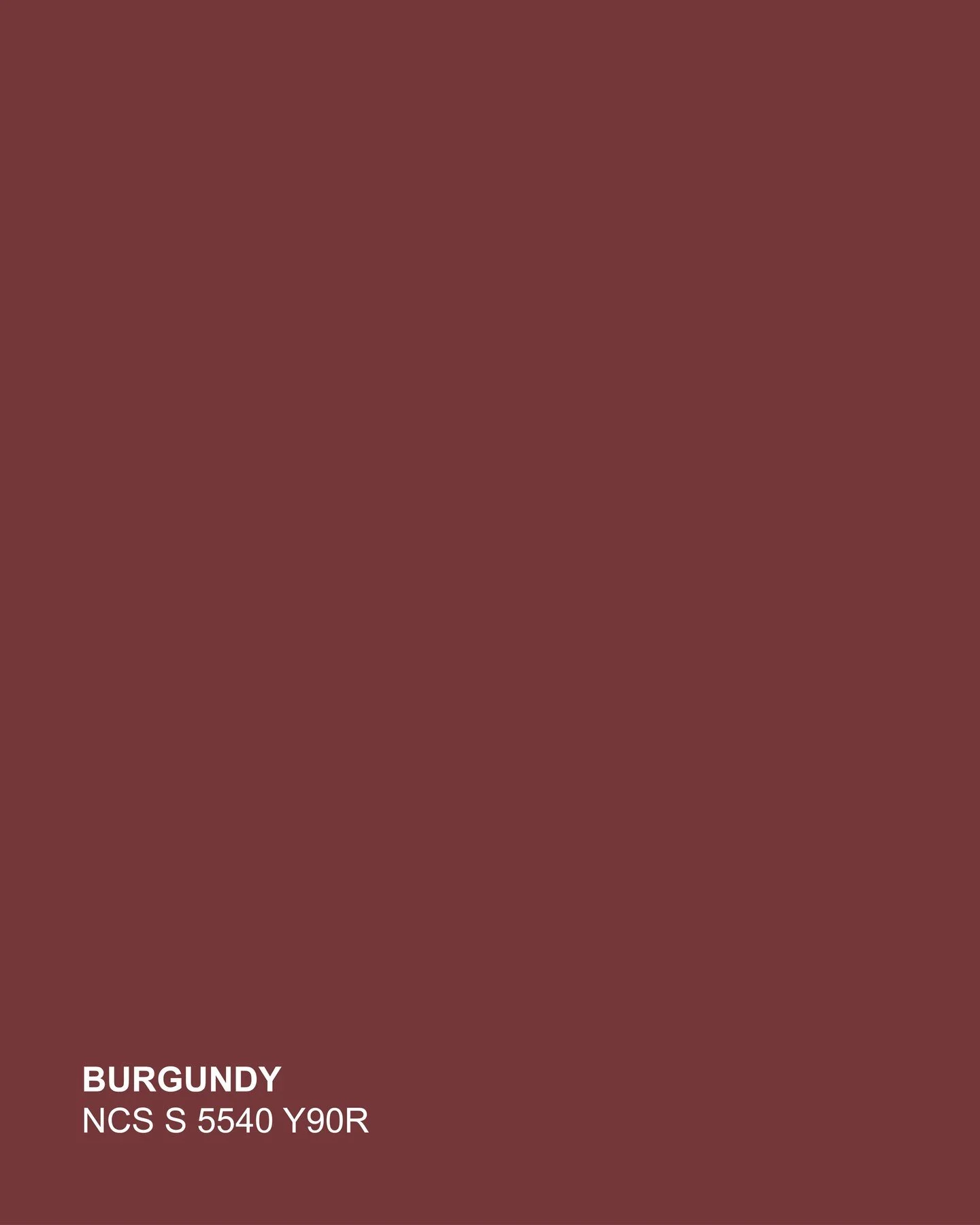 Burgundy &mdash; timeless and refined, a color that blends depth with warmth. Rich like aged wine, it brings sophistication and intimacy to any setting. A shade that speaks of strength, passion, and quiet elegance.