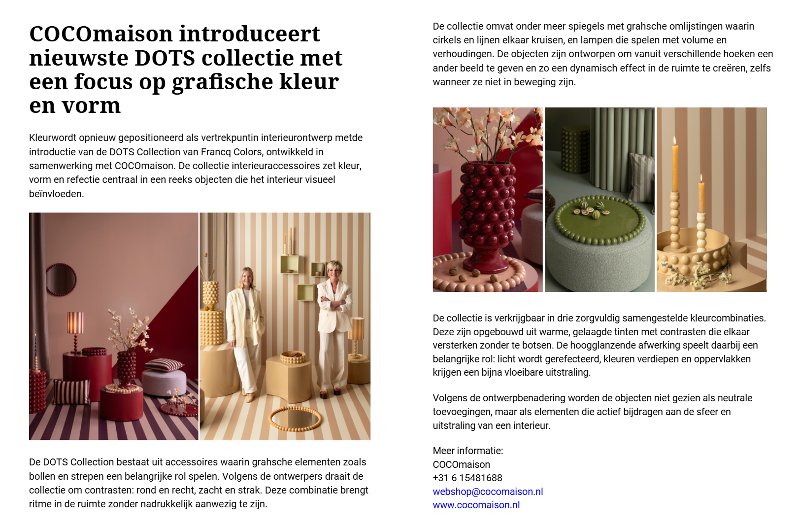 Wonen360 - DOTS Collectie