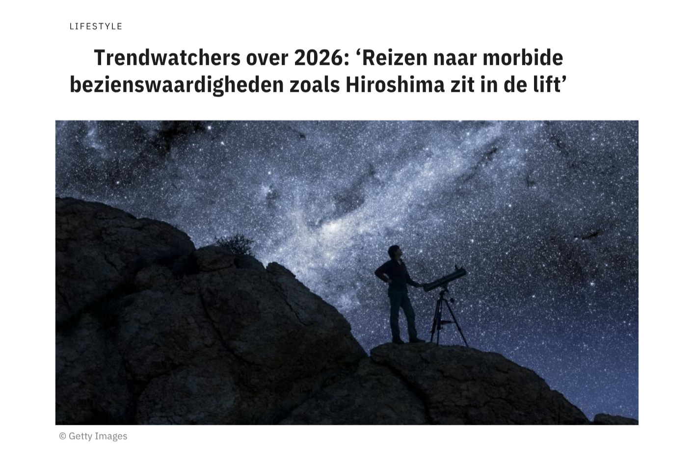 Knack Weekend - Trendwatchers over 2026