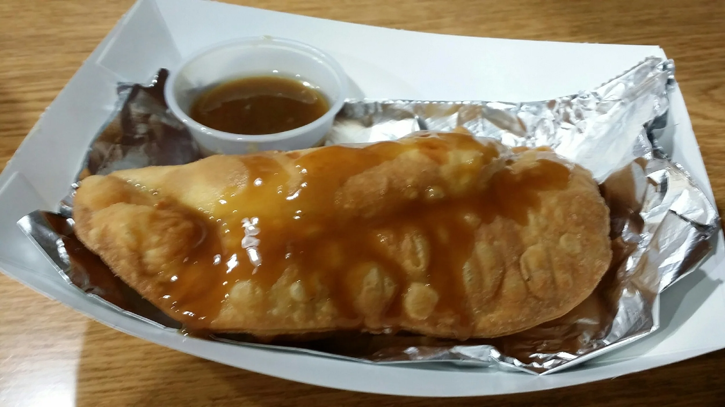 The Pastry Wall of Shame ... Fried Pecan Pie with Caramel Sauce