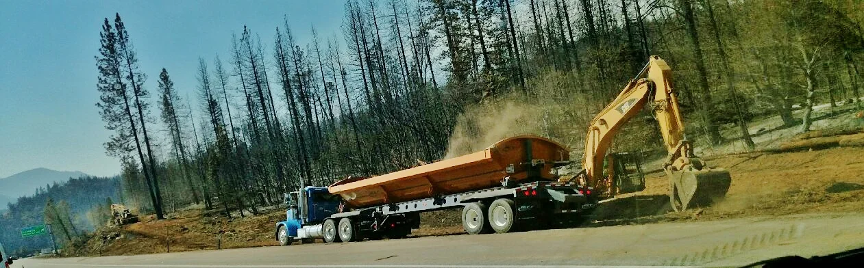 Fire Cleanup Photo by Rick Cox
