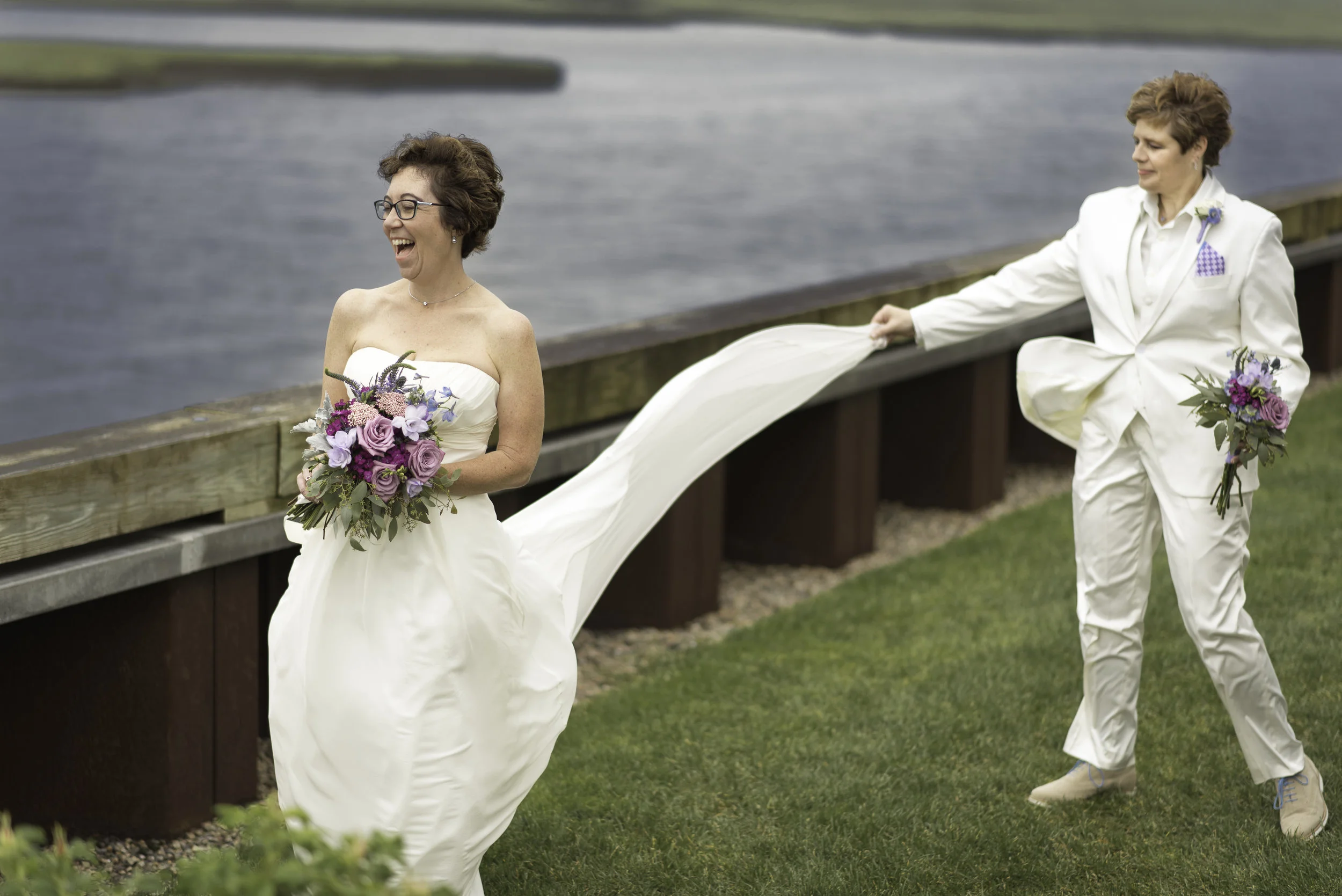 Cape Cod Wedding Portrait