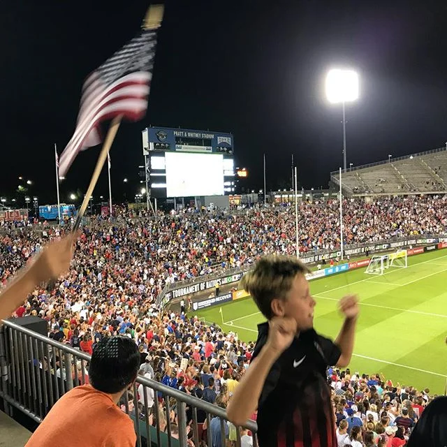 Great to see the Americans tie it up. Wish they hadn’t waited until stoppage time to do it. #usagoal #uswnt #lovesoccer #easthartford #connecticut #womenssoccer #ton2018 #soccer