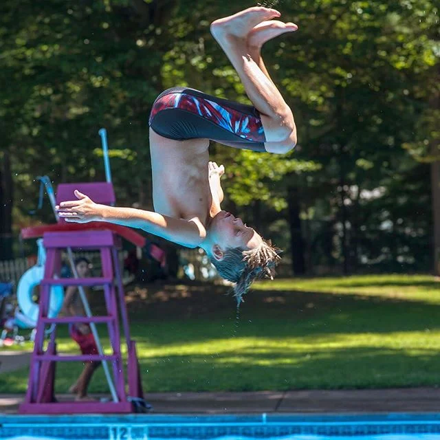 #Frontflip during #dive lessons at #Glenbrooke #flip #connecticut #kidsoutdoors