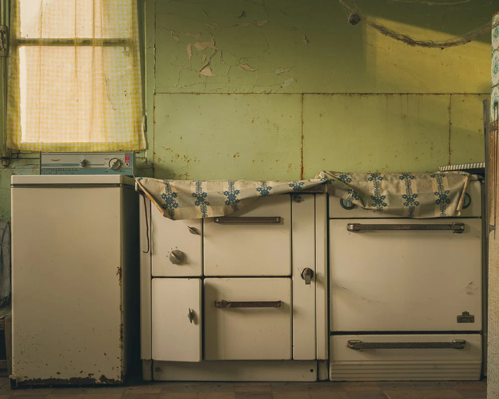 Lieux abandonnés - la maison de Daniel - la cuisinière à charbon