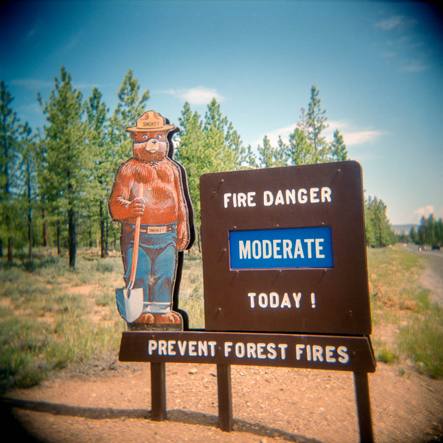 Fire danger moderate today - Bryce Canyon National park