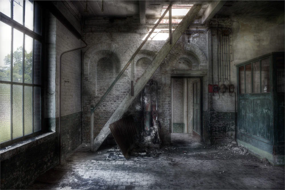 Lieux abandonnés - la filature Badin à Barentin - le service comptable