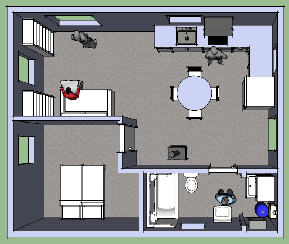 SketchUp Design Small House