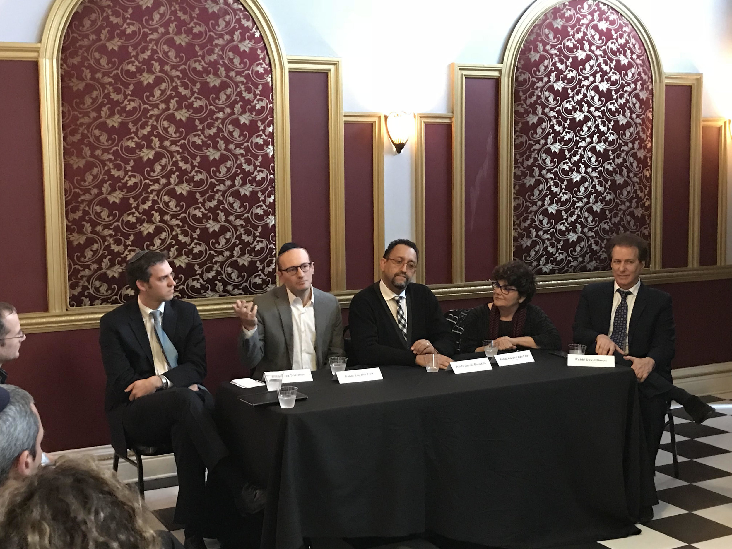 Rabbi Baron and our Temple of the Arts hosted Kolot "voices" Leadership Empowerment group from Israel for it's first US meeting