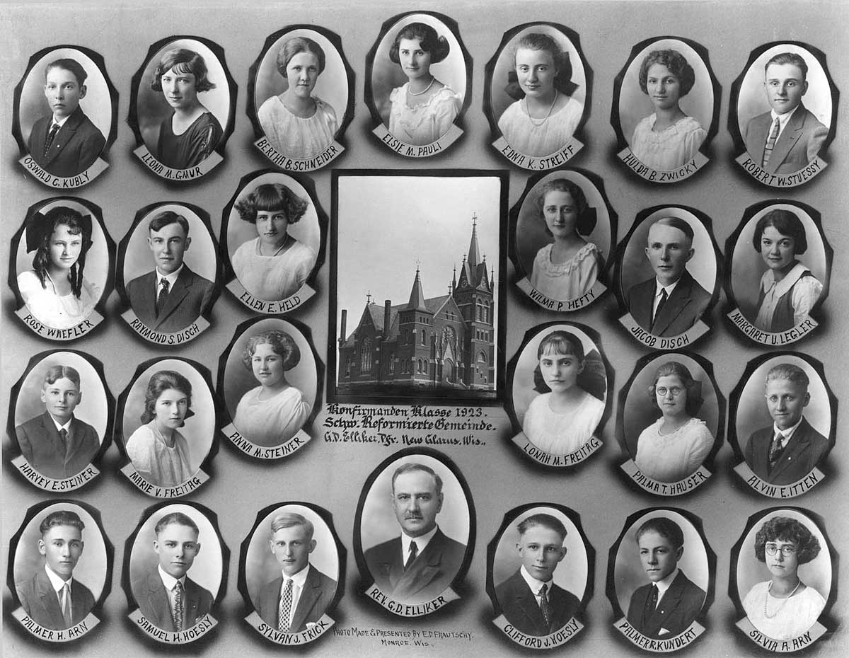 Swiss United Church of Christ Confirmation Class 1923