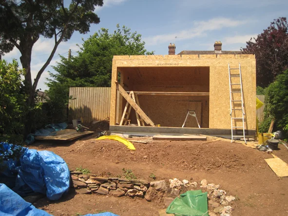 The structural box is complete