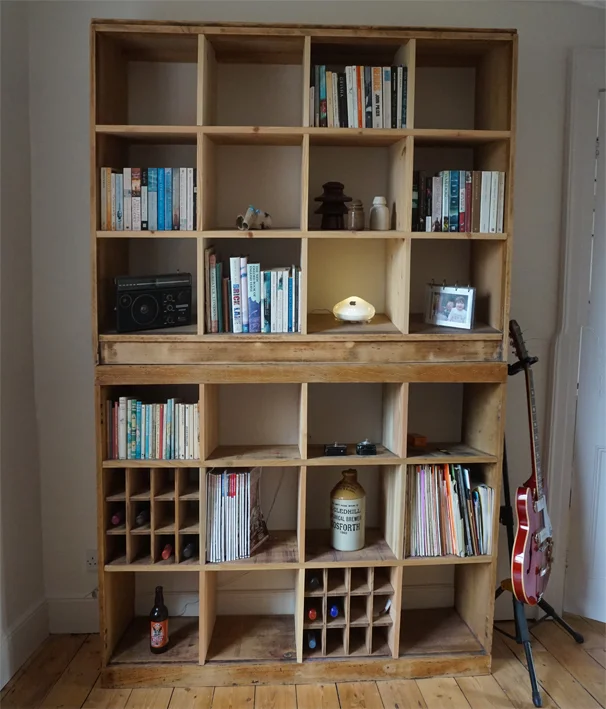 Re-cycled shelving - Display + storage furniture
