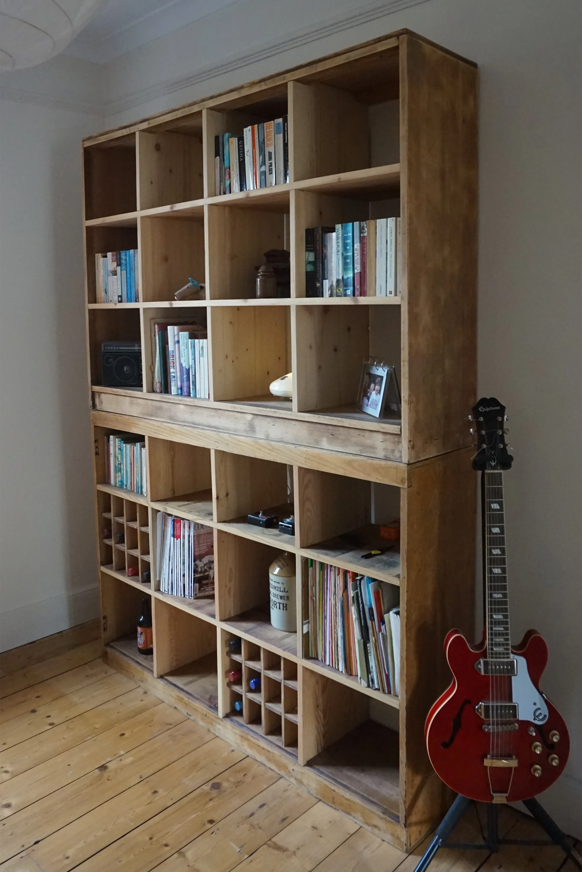 Re-cycled shelving - Display + storage furniture