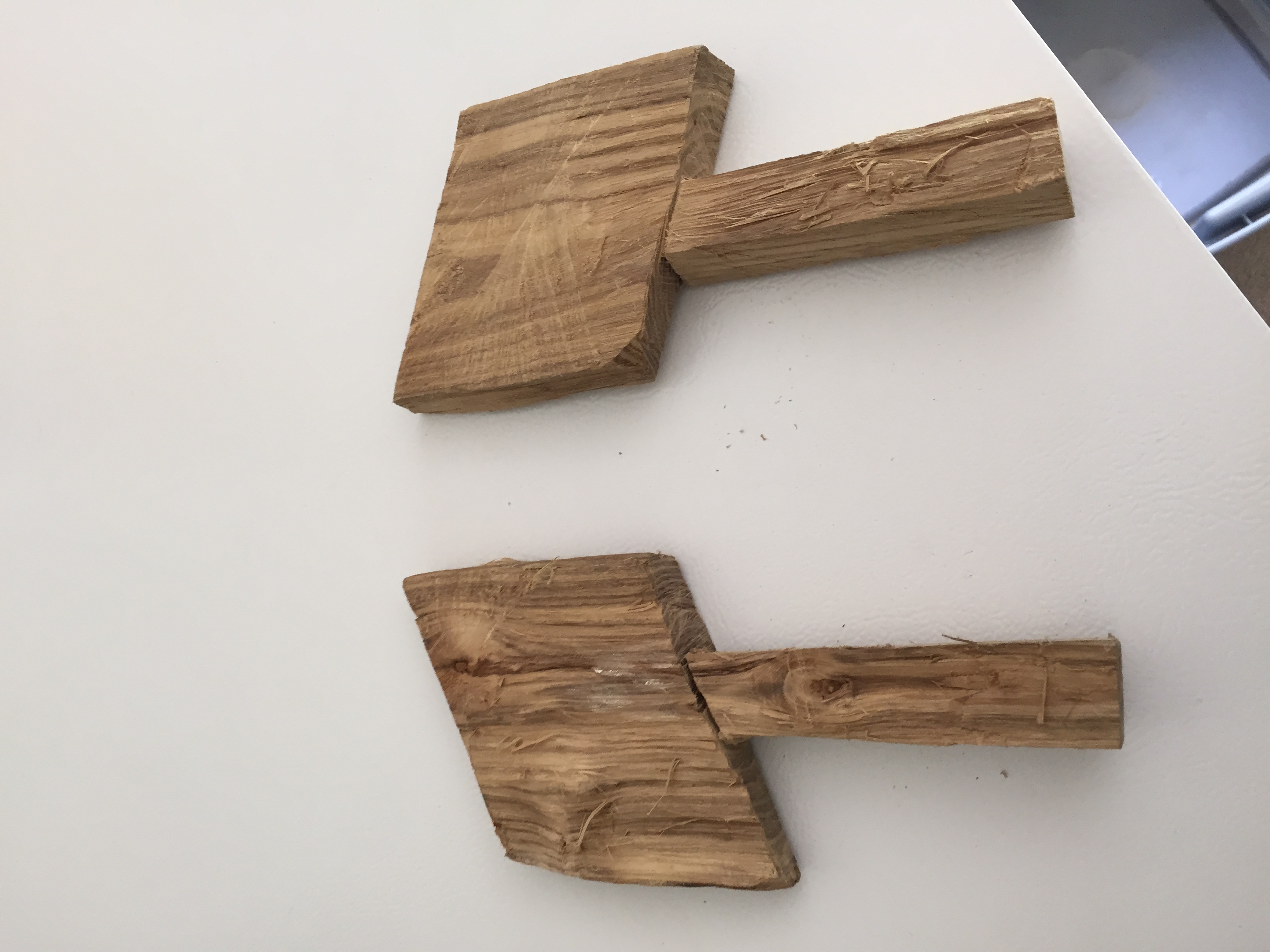 I made two from the rough cut