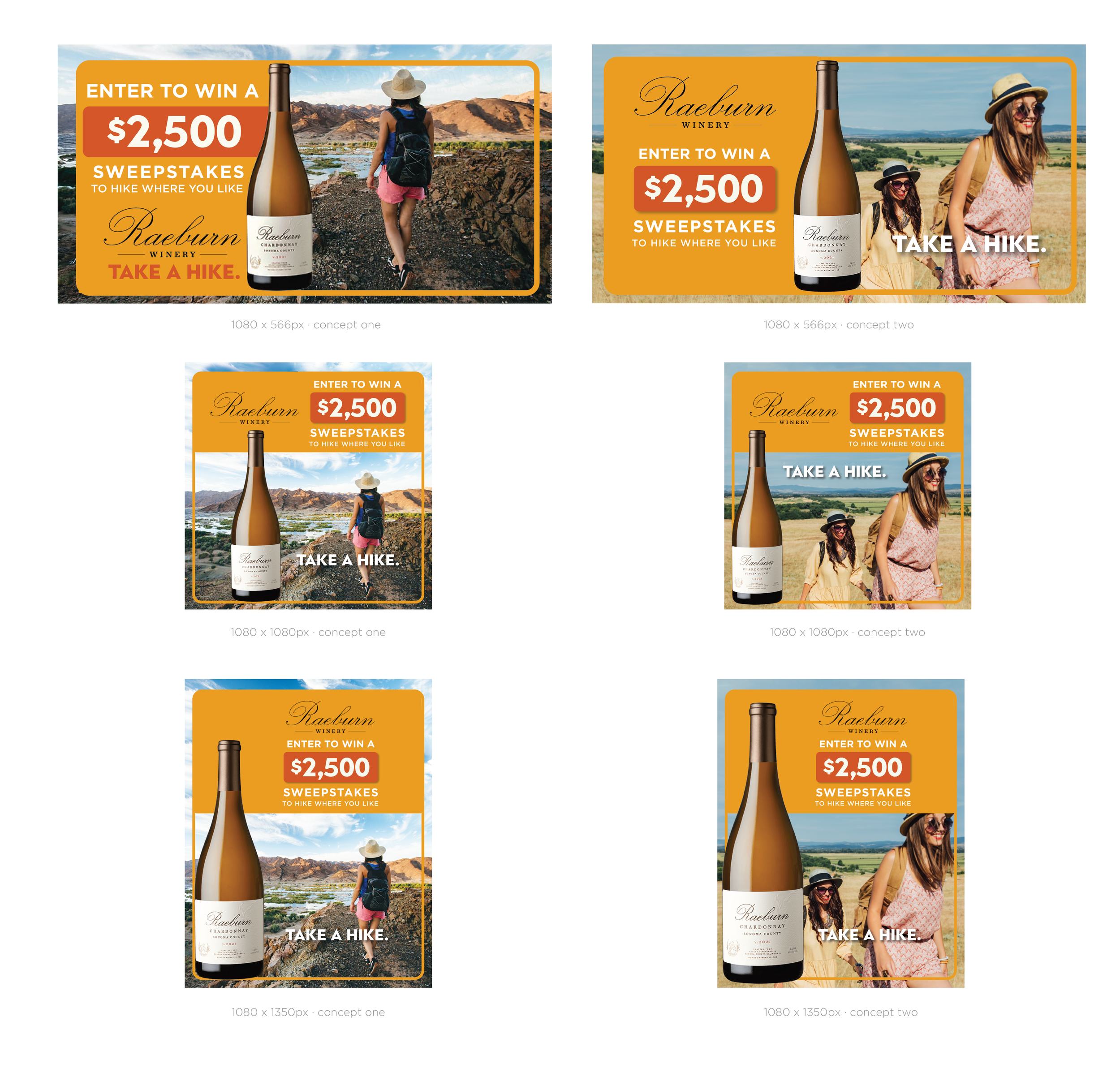 Raeburn Winery social media posts