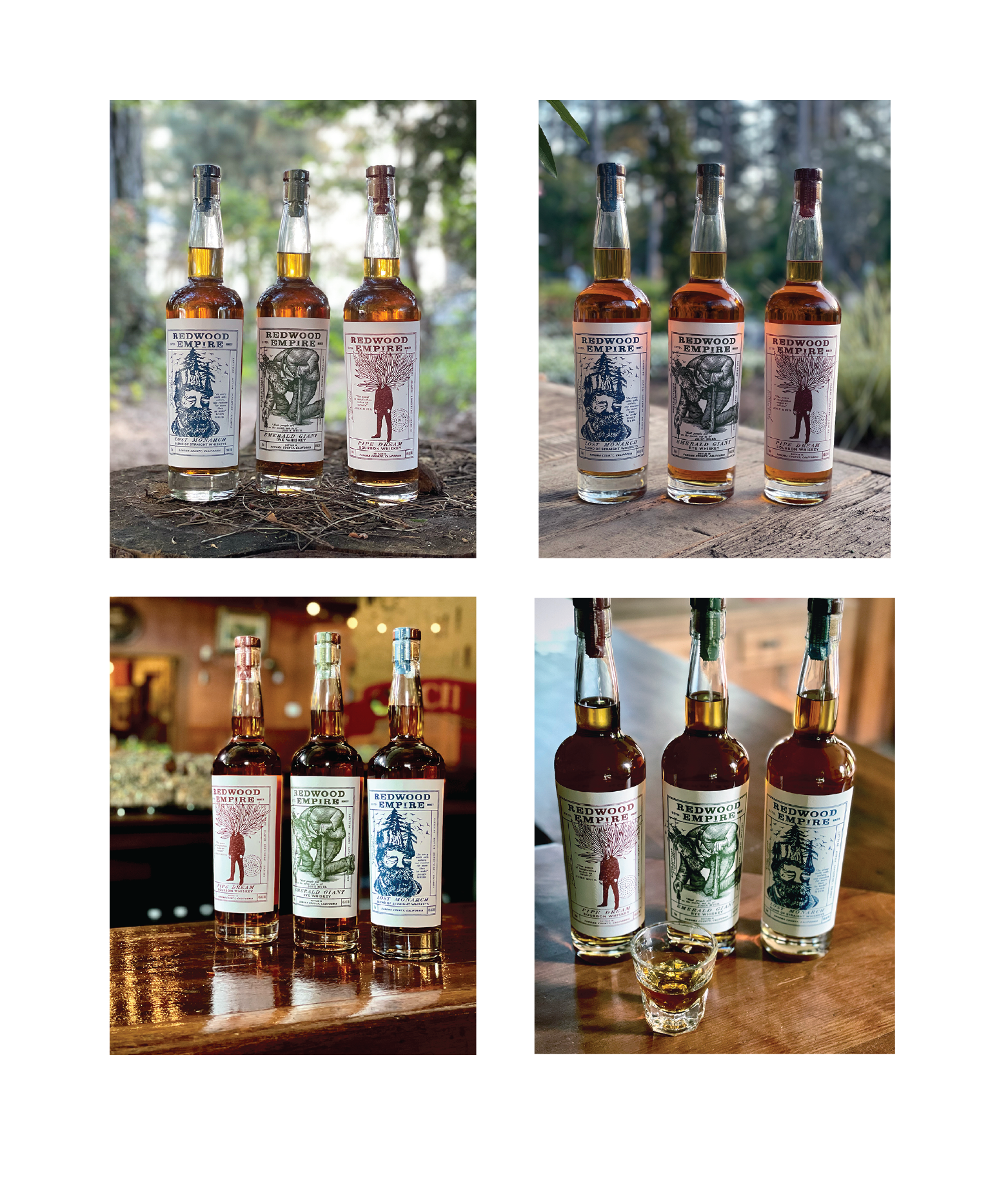 Redwood Empire Whiskey · Social Media Images